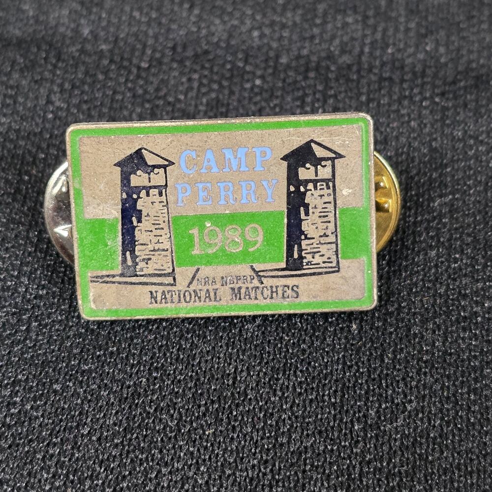 NRA Camp Perry 1989 National Matches Enamel Lapel Pin